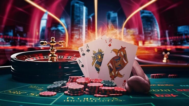 jatim toto live-dealer studio with professional HD cameras and gaming tables